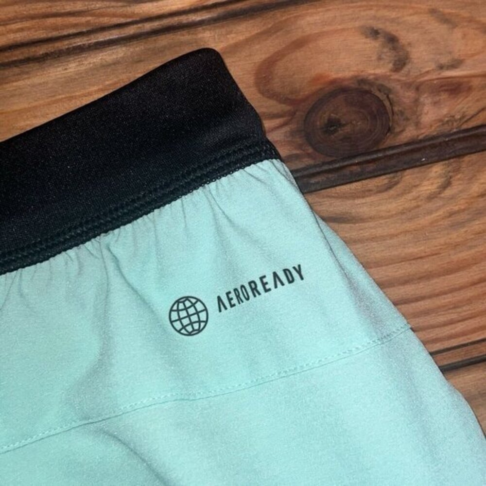 Adidas Axis Short Mens XXL Mint Green 6” Inseam Training Athletic Stretch NEW - Picture 7 of 9